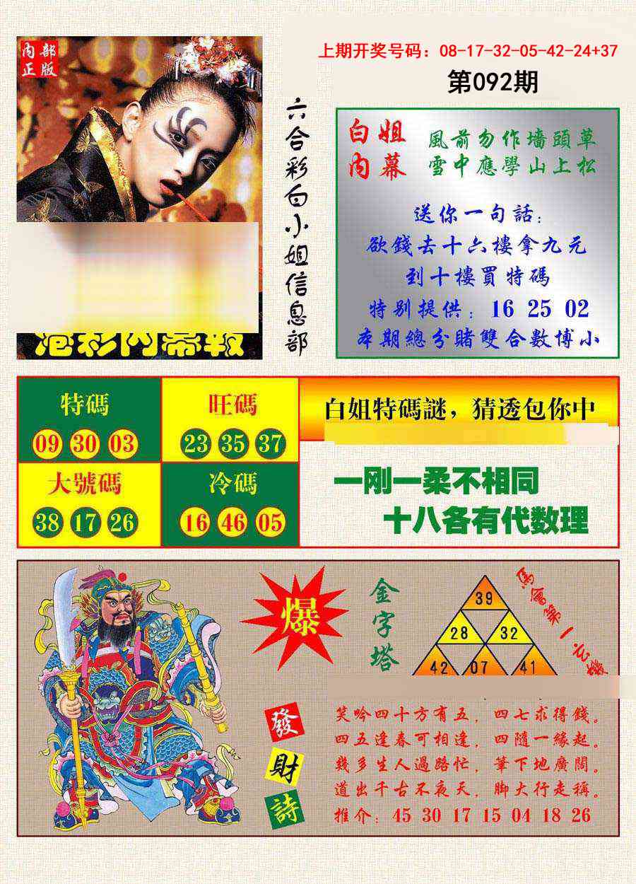 092期港彩内幕报[图]